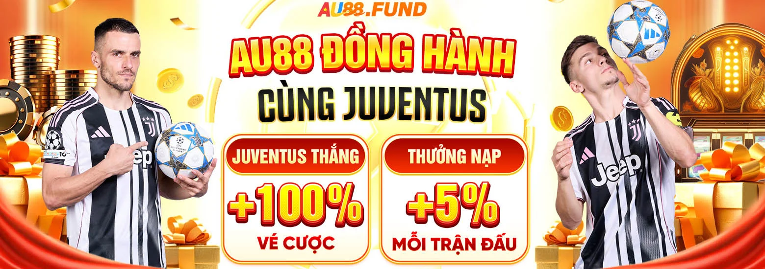 Au88 đồng hành cùng Juventus