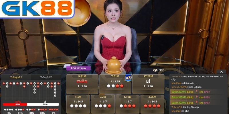 Chi tiết về game D Xóc Đĩa GK88
