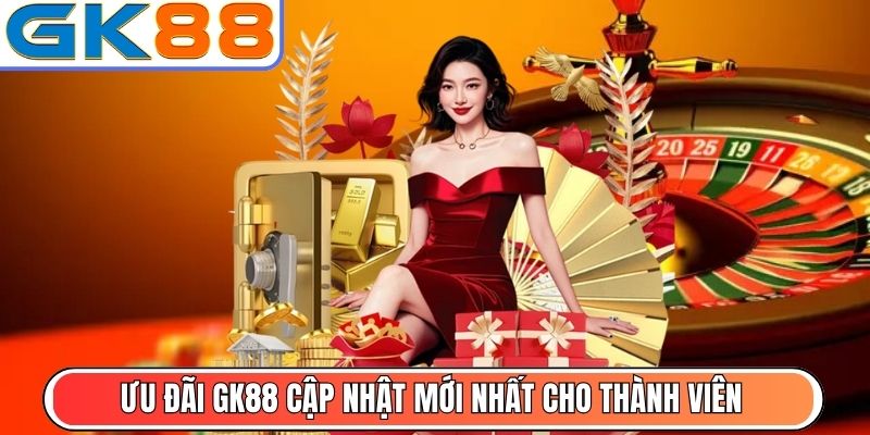 Ưu đãi GK88 cập nhật mới nhất cho thành viên
