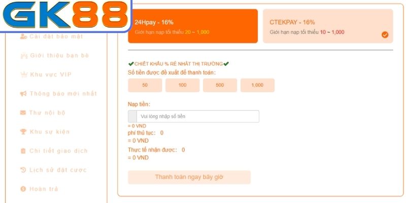 Đổi thưởng nhanh bằng thẻ cào